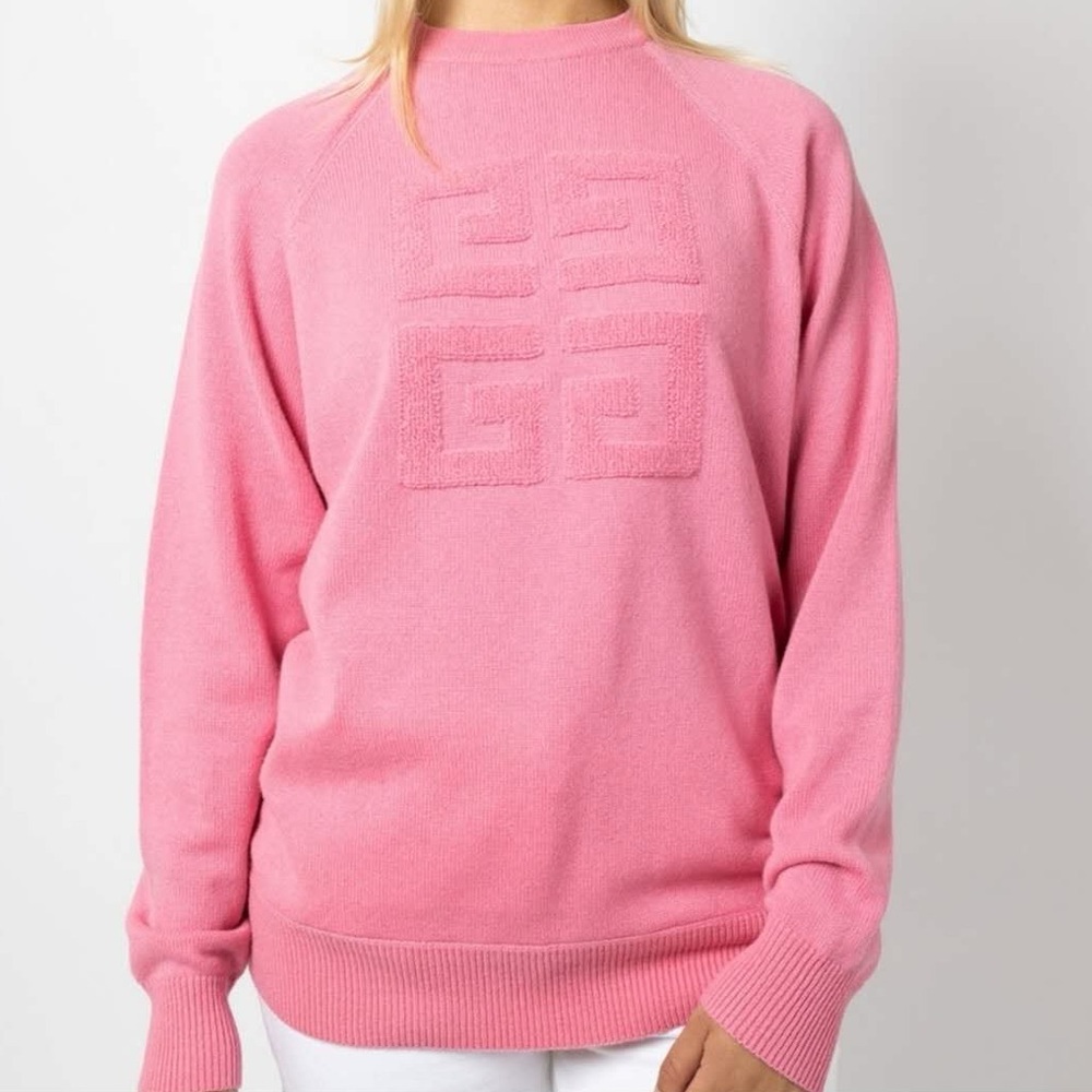 Givenchy 4G Monogram Logo Cashmere Sweater Brand New! Authentic GWP